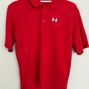 Under Armour Red Polo Shirt